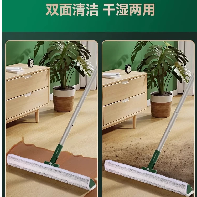 本上免手洗家用2025平板拖把一拖懒人神器干湿两用缝隙拖布净