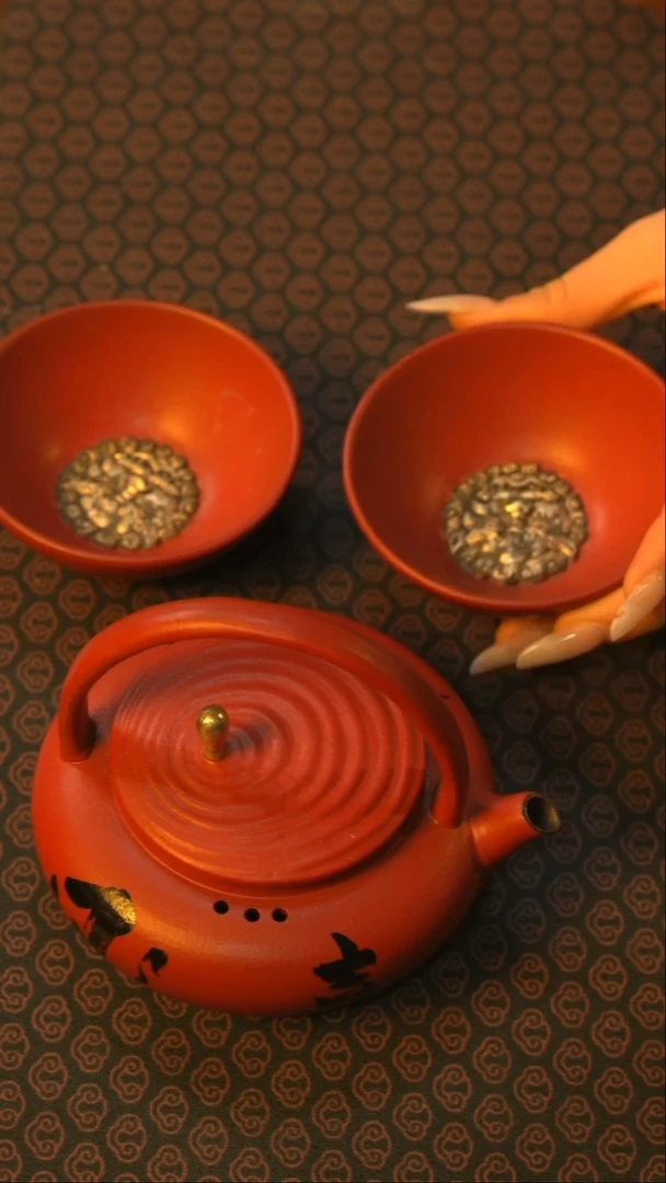 【闪购商品】【见喜】手工手绘茶壶主人杯2个