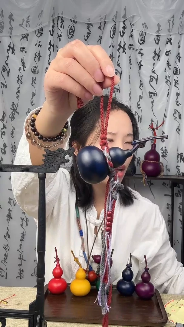 大漆葫芦挂件----015