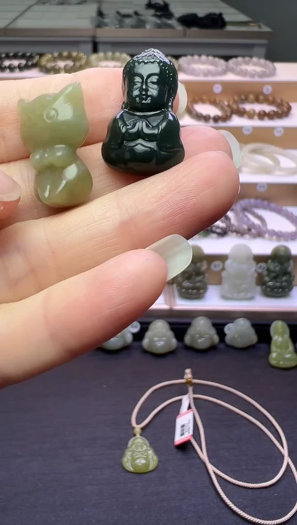 颈饰未镶嵌和田玉76号链接两个20米