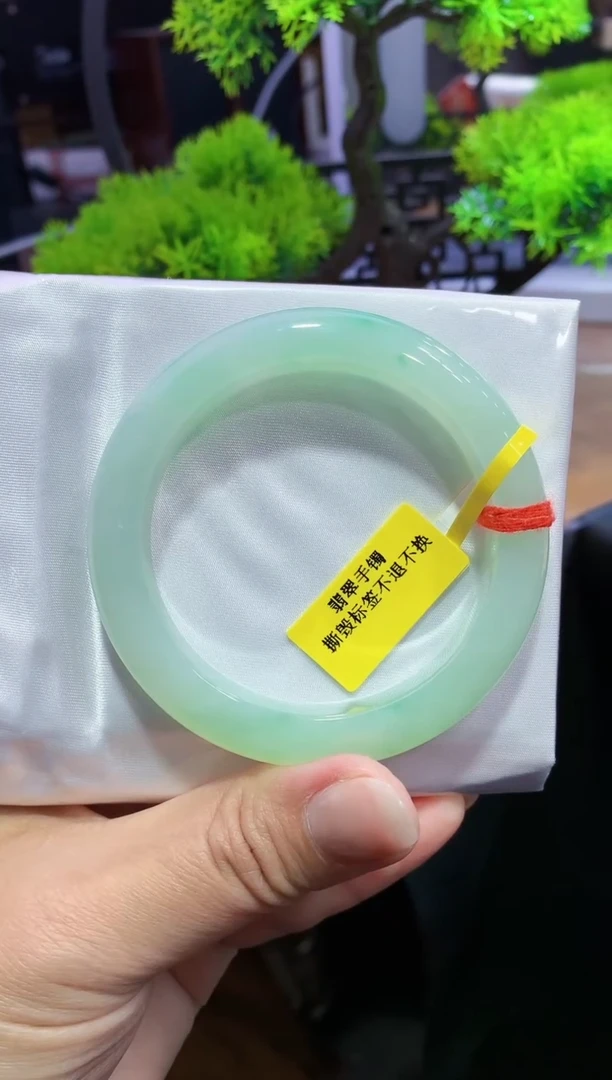 未镶嵌手镯翡翠-k58天然缅甸A货翡翠55正圈
