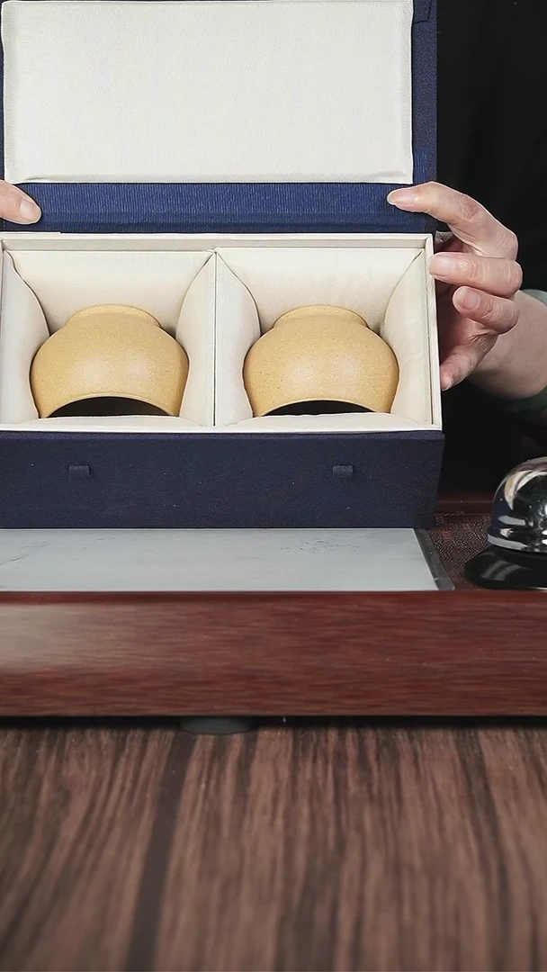 【闪购商品】紫砂茶壶黄金段主人杯+黄金段主人杯