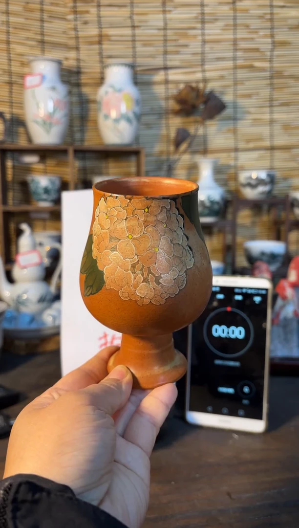 【闪购商品】杯音陶诗墨家原创手绘瓷器