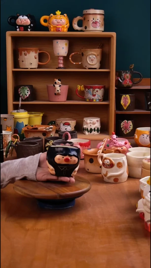 摆件陶景德镇原创手工陶瓷