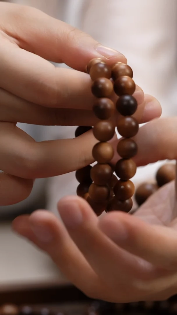 檀香木手串/手链海*老山檀香1.0圆珠多样式发其一