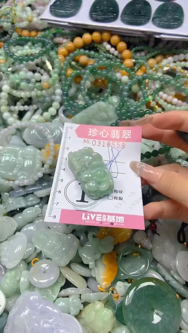 翡翠未镶嵌颈饰闪购0318558