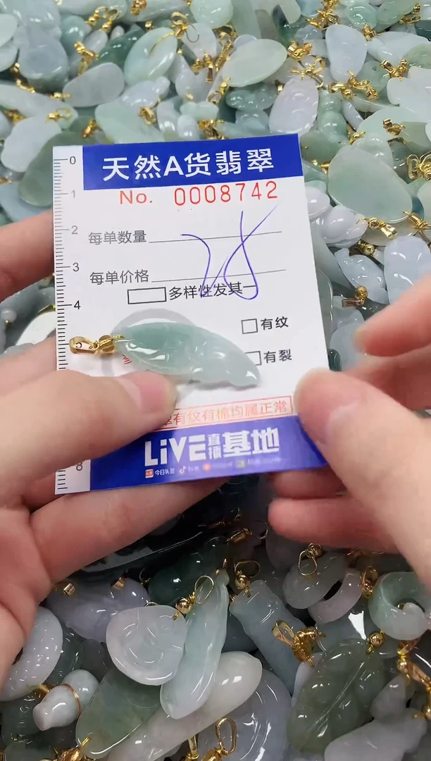 颈饰未镶嵌翡翠天然a货翡翠
