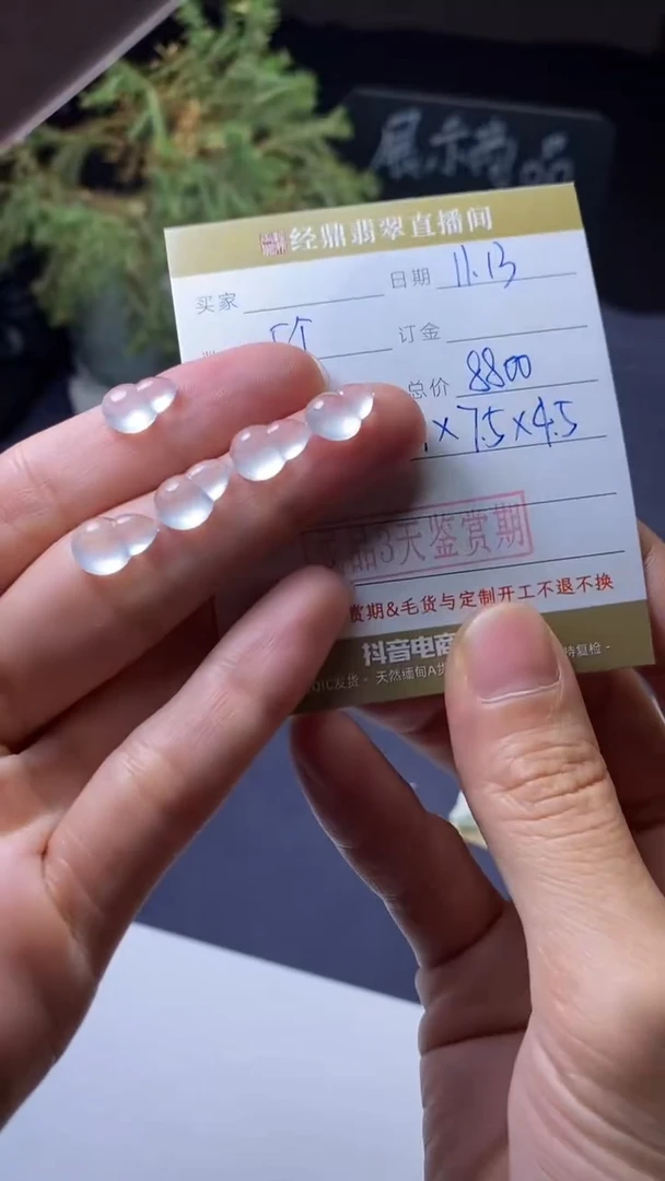 颈饰未镶嵌翡翠挂饰