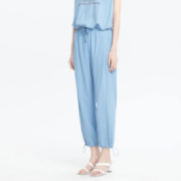 XG雪歌绿色休闲裤春秋季新款裤子长裤XJ202013