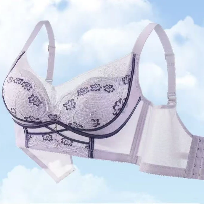 【俞兆林】夏季新款透气纱无钢圈调整型薄杯内衣文胸N750