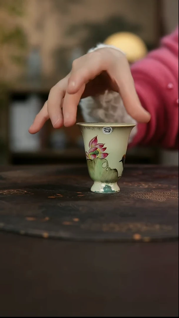 景德镇陶瓷杯碗柴烧多人