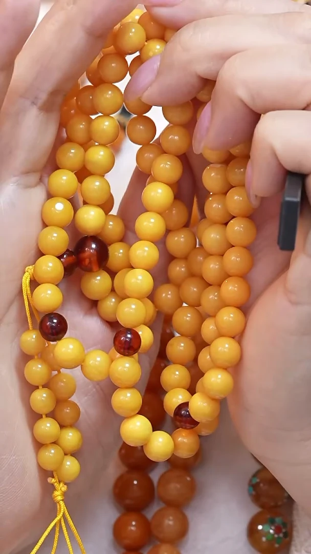 蜜蜡颈饰未镶嵌222 7114天然蜜蜡珠宝奇石云端妖孽全部保真