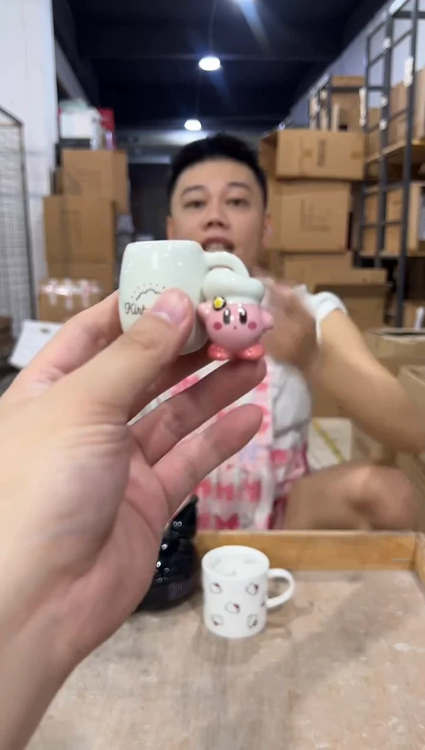 瓷片星之卡比 牙刷架