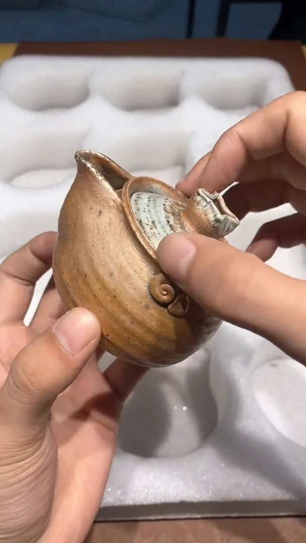 奇***电奢瓷/瑞寅柴烧茶器（宝瓶）681