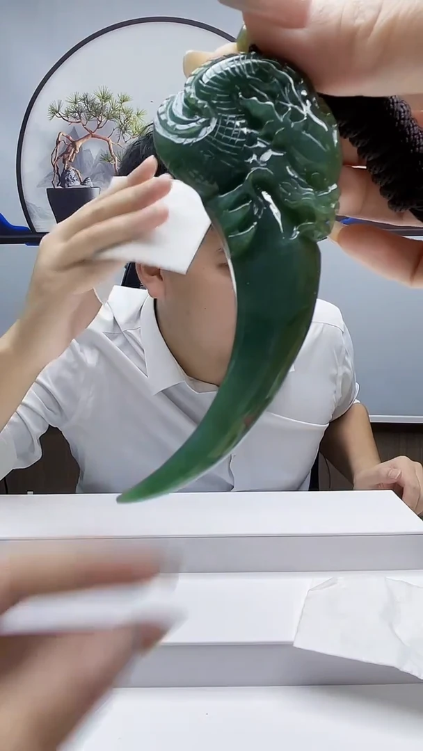 未镶嵌定制翡翠毛货-挂件45