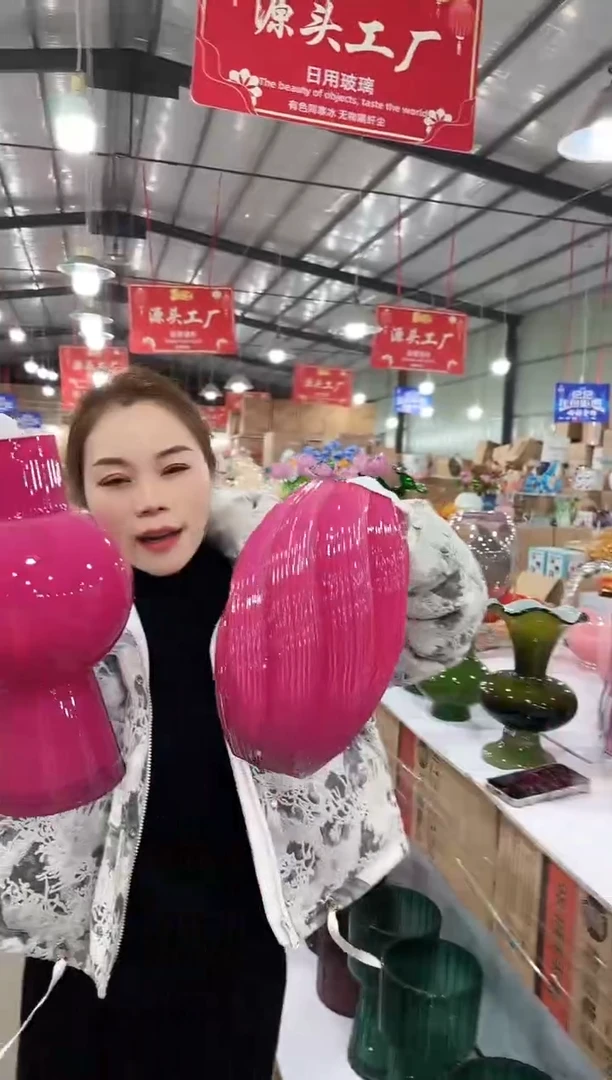 【闪购商品】无铅玻璃悠悠G-花器-27早一对