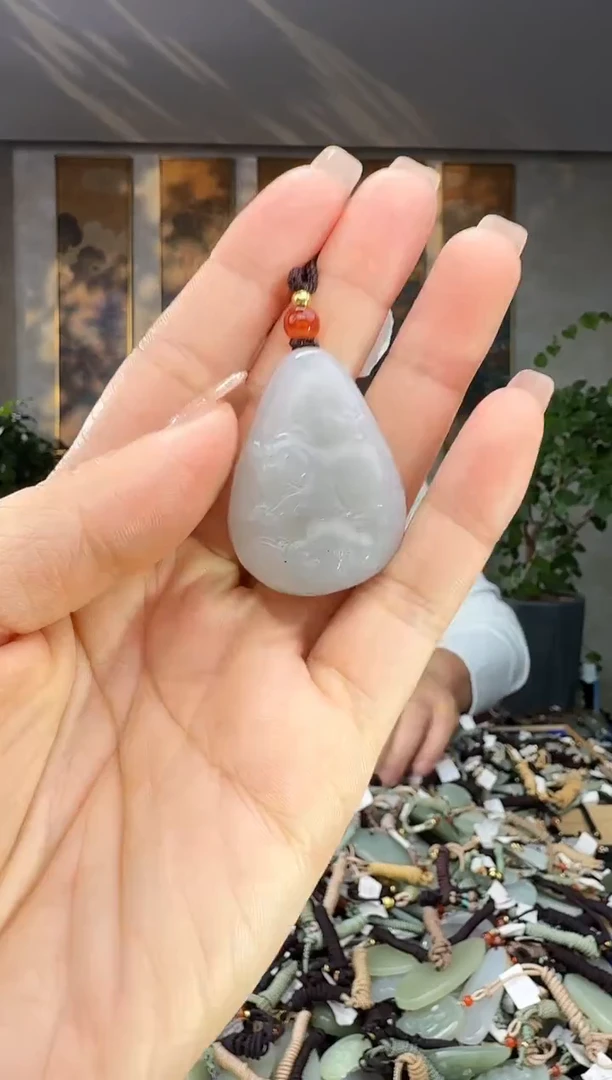 颈饰未镶嵌和田玉拍一发一多样性发货