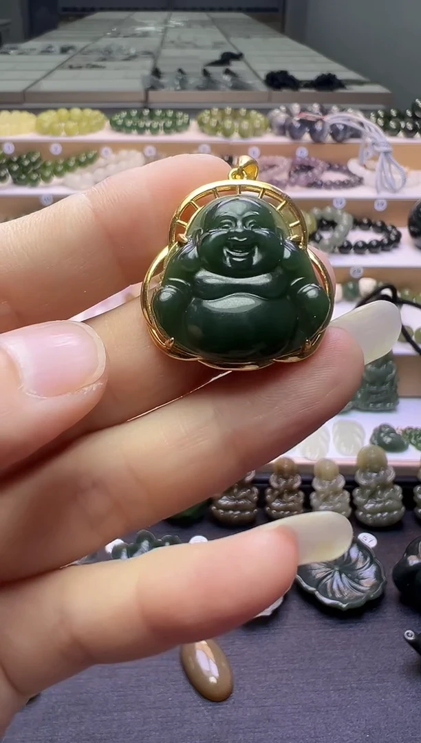 颈饰银S925镶嵌和田玉Y***g定向4