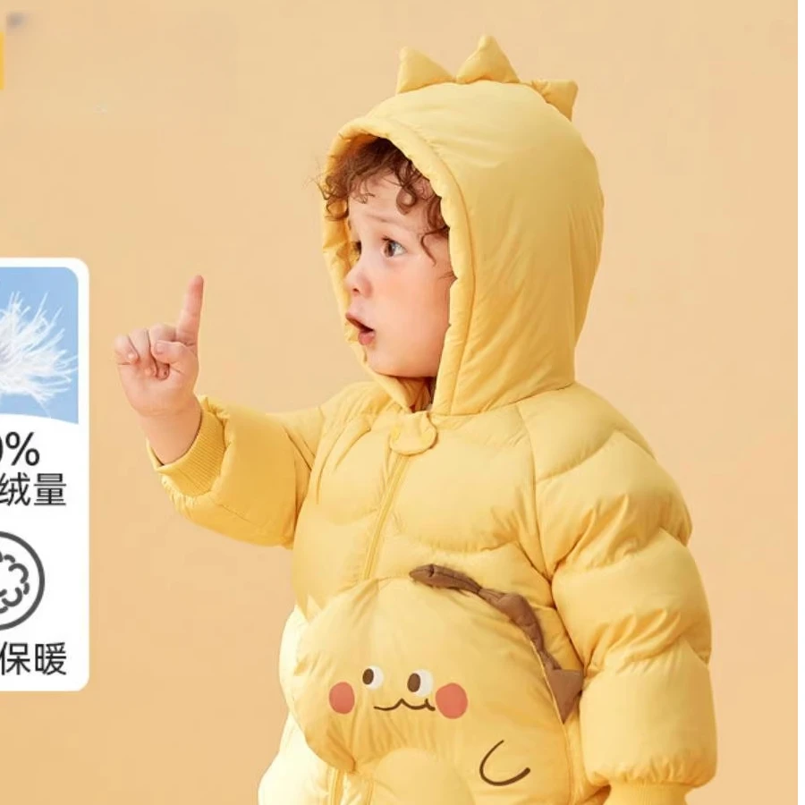 反季清仓折扣童装儿童羽绒服外套秋冬新款男女宝宝加厚洋气外穿潮