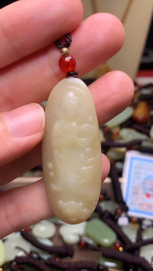 颈饰未镶嵌和田玉新疆料青海料清水和田玉吊坠