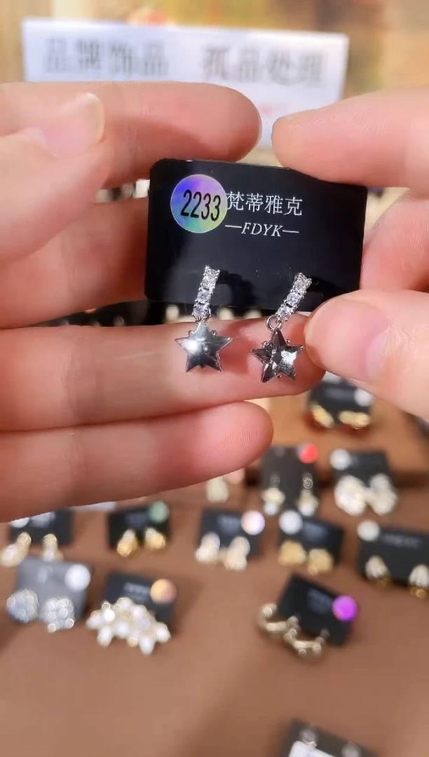 合金925银锆石梵2233