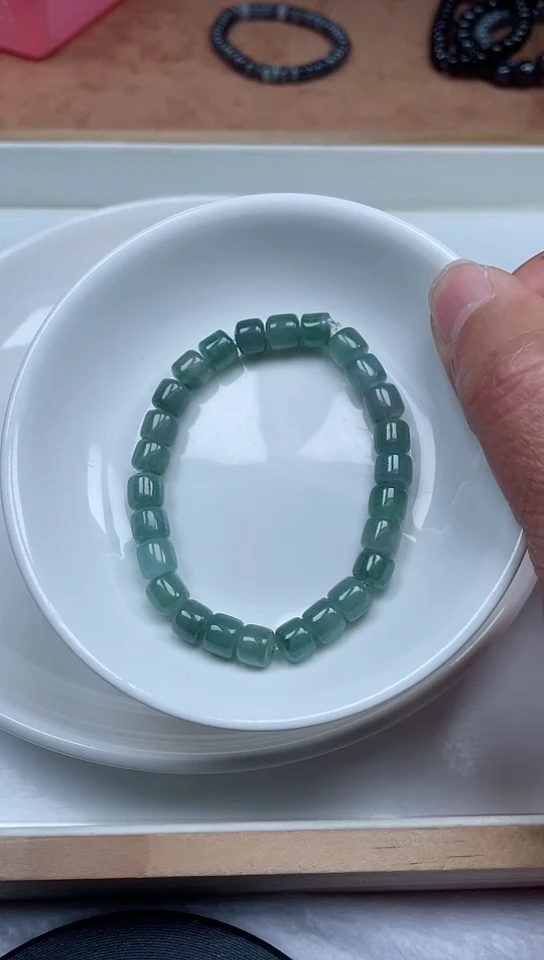 【闪购商品】翡翠手链未镶嵌卡6x8