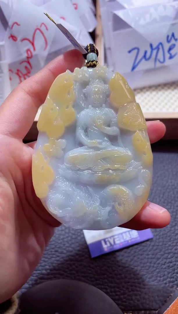 颈饰未镶嵌翡翠00004831御龙观音