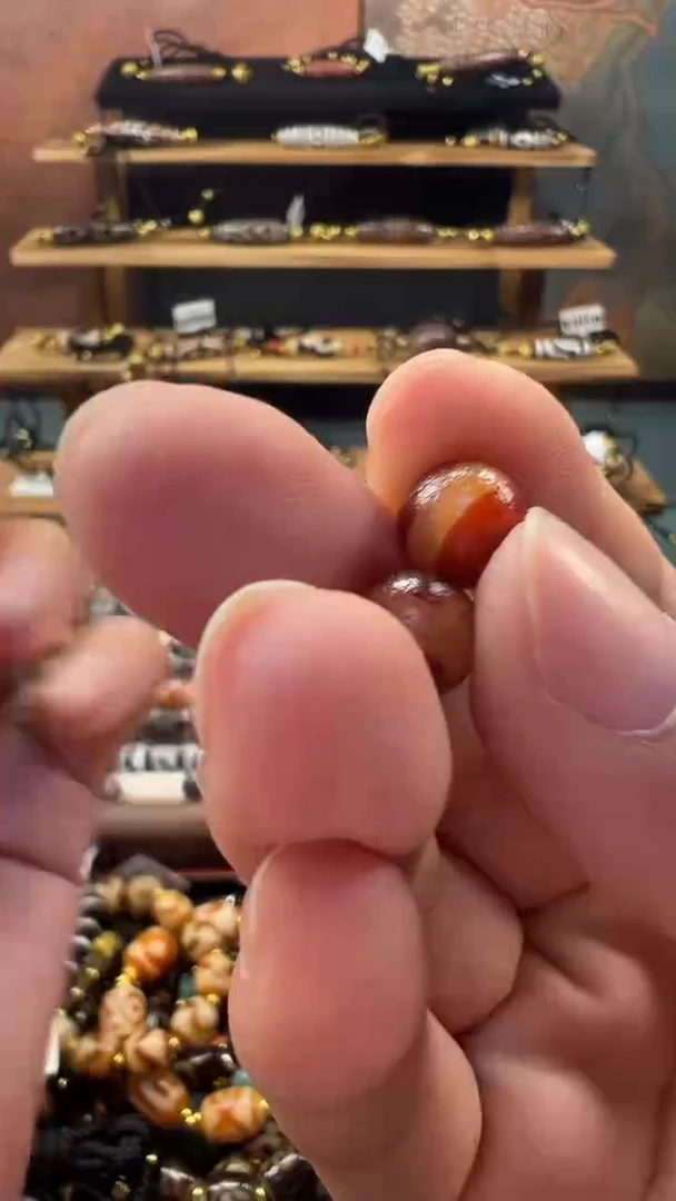 玛瑙/玉髓（覆膜）颈饰未镶嵌64(微瑕随机发货）