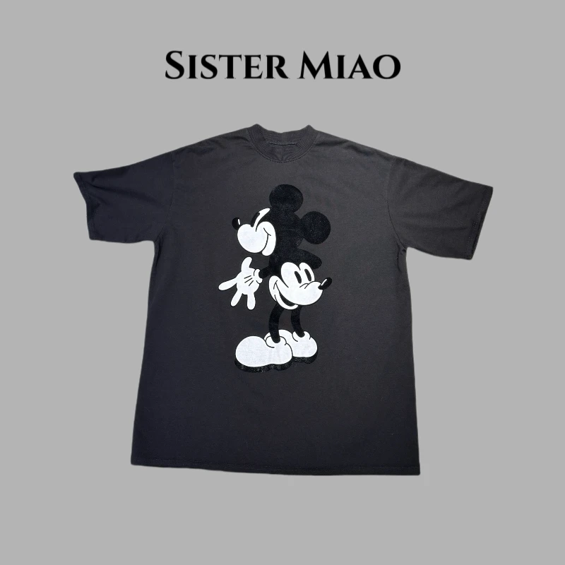 SISTER MIAO•米奇植绒短袖夏季
