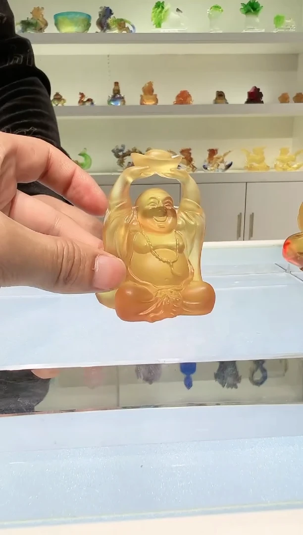 【闪购商品】茶宠古法琉璃弥勒