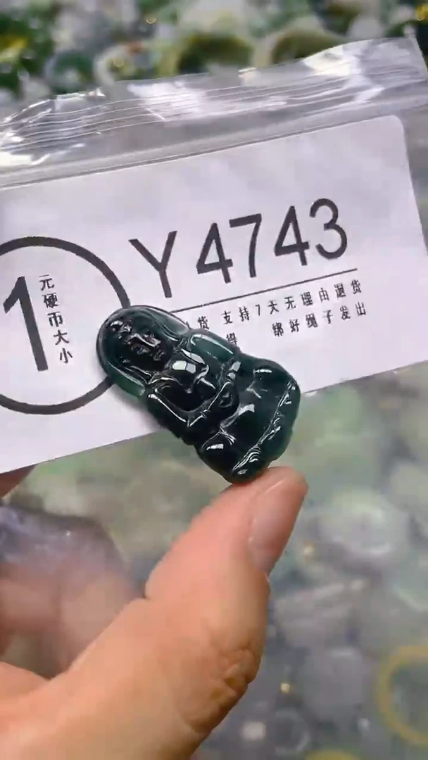 翡翠未镶嵌颈饰/Y/翡翠A货,一件也是批发价