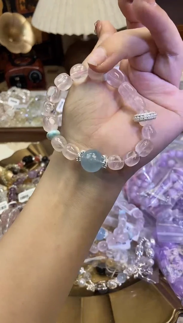 水晶手链未镶嵌445手串