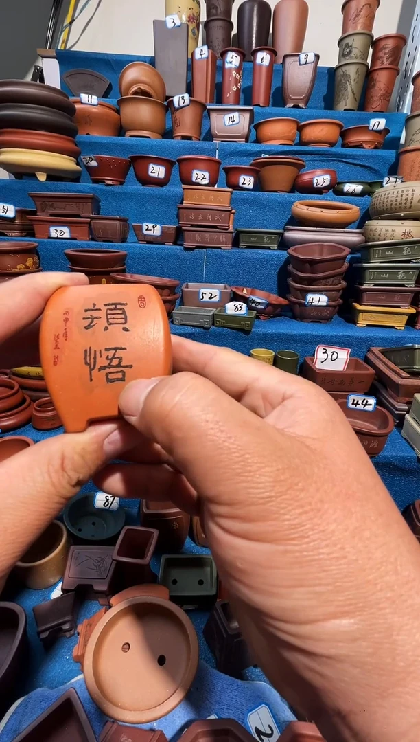 【闪购商品】红陶紫砂花盆3.5*5微暇