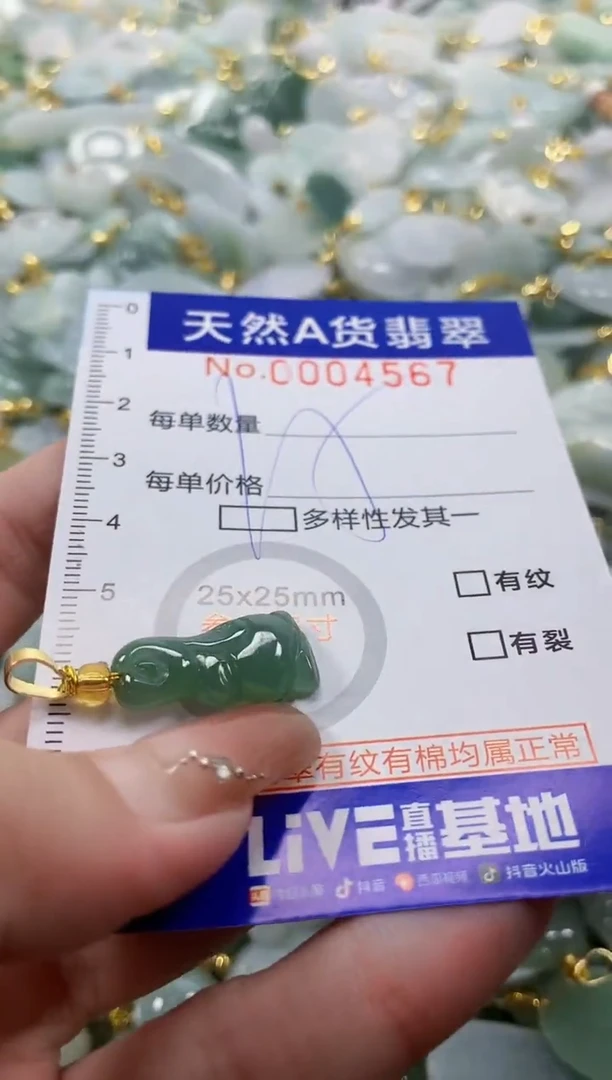 颈饰未镶嵌翡翠天然A货翡翠