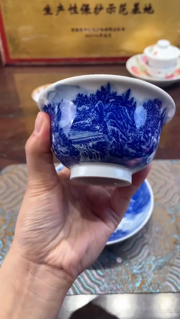 摆件景德镇手工手绘陶瓷