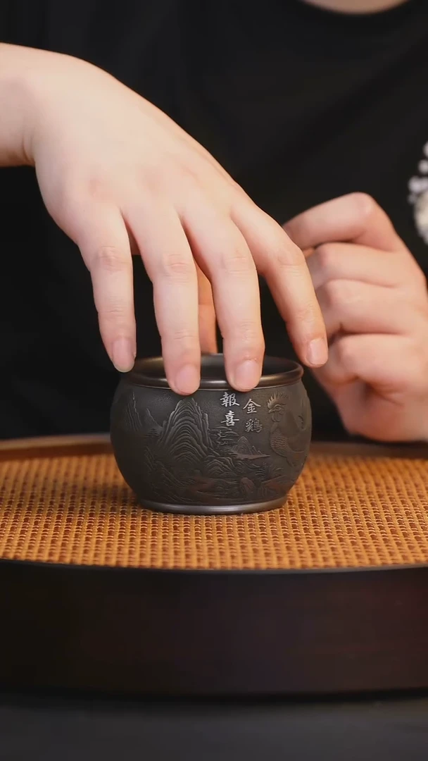 宜兴全手工紫砂杯