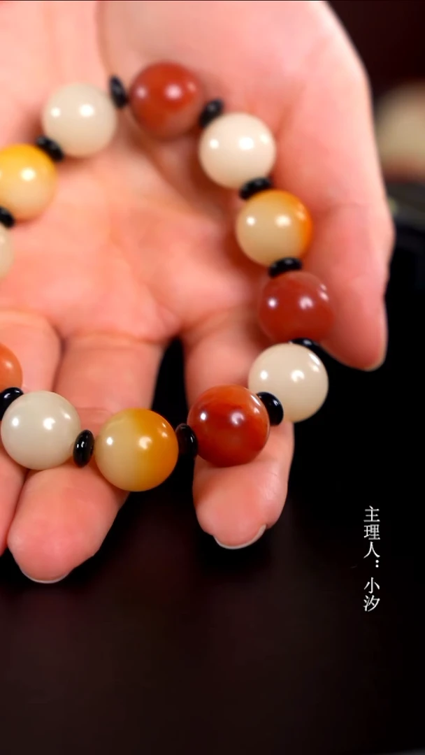 寿山石日****人寿山石手串