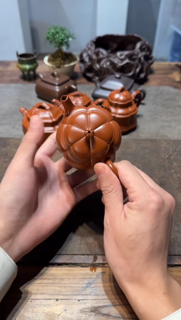 茶壶紫砂陌****1朱泥繁花