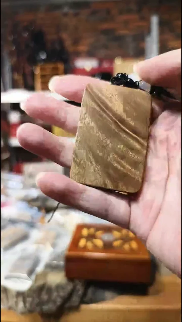 金丝楠无事牌脖挂