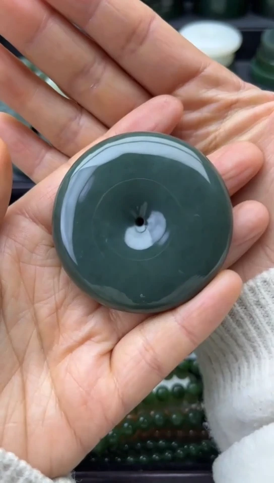 未镶嵌和田玉珠宝半成品扣子