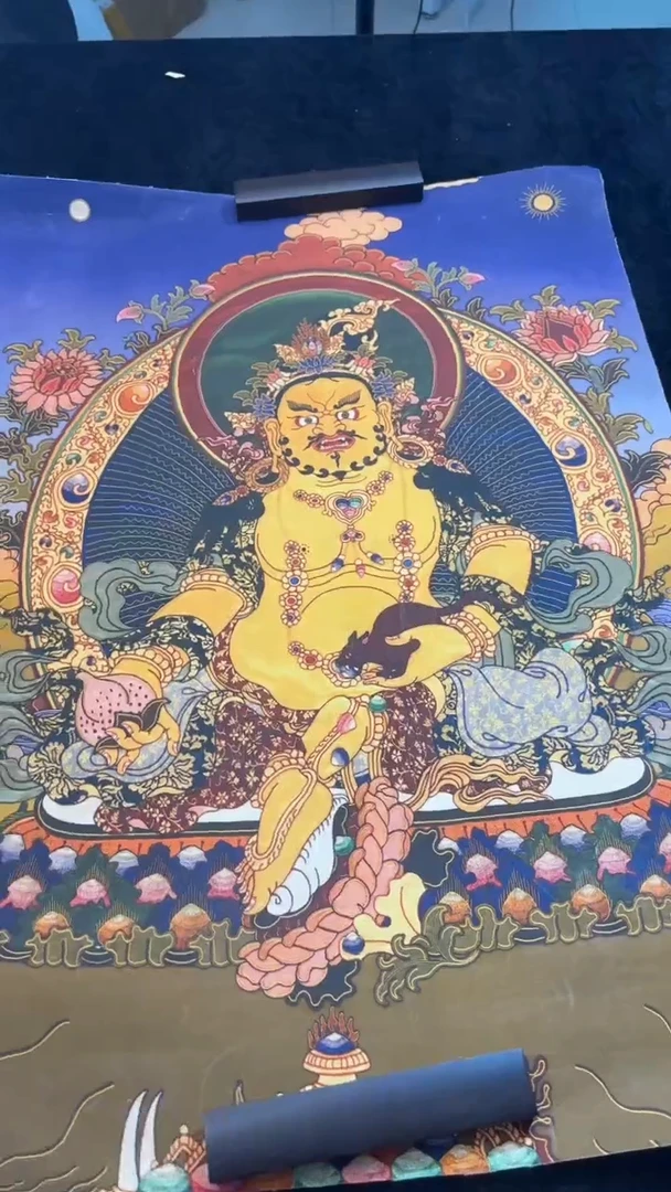 装裱画唐卡藏艺阁高端精美绘画作品TK16066