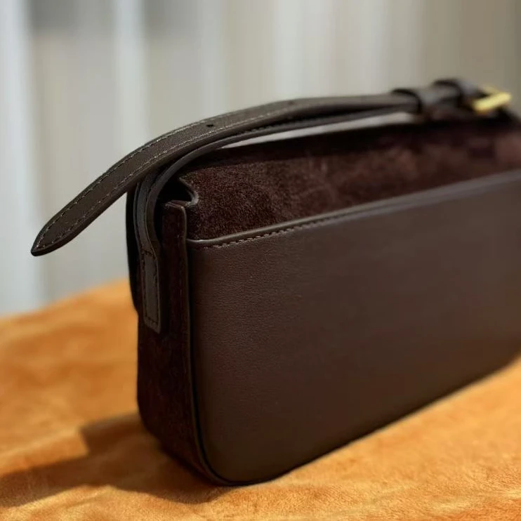 HIRMRIS手工真皮包550801-磨砂咖啡   毛林