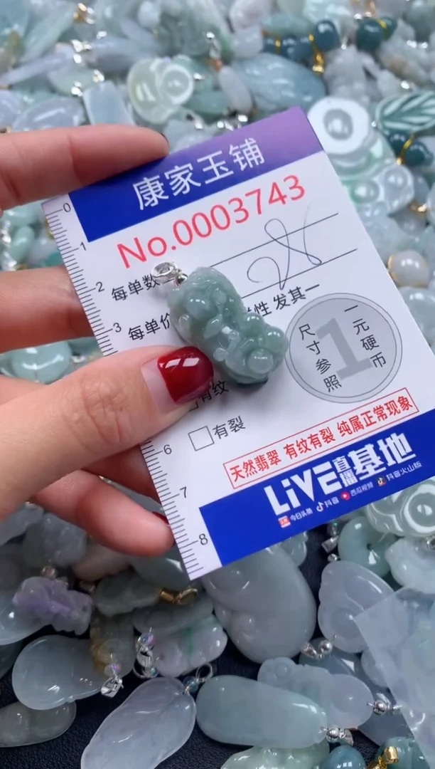 颈饰未镶嵌翡翠3743