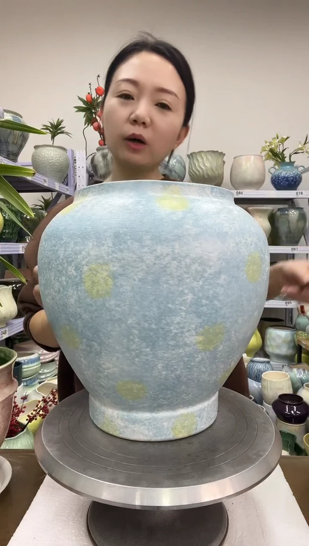 12.25陶瓷花盆直播链接高.      29口19