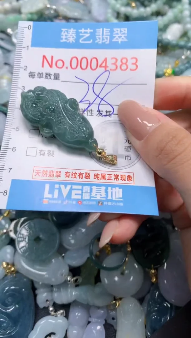 颈饰未镶嵌翡翠4383