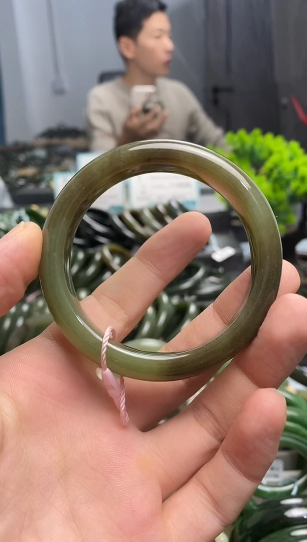 未镶嵌手镯和田玉55.3