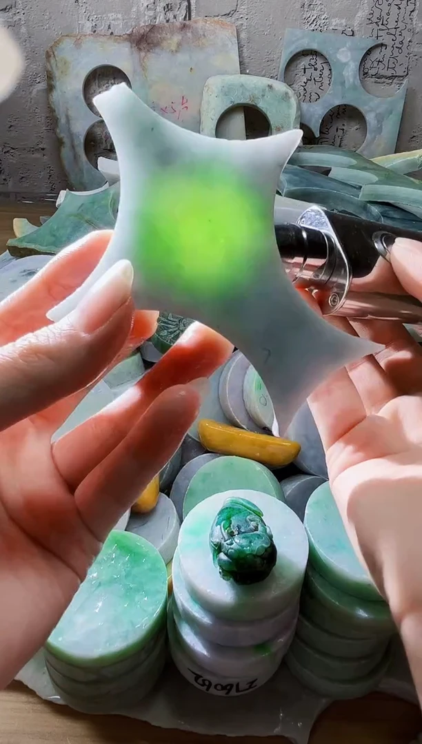 裸石翡翠天然翡翠A货187