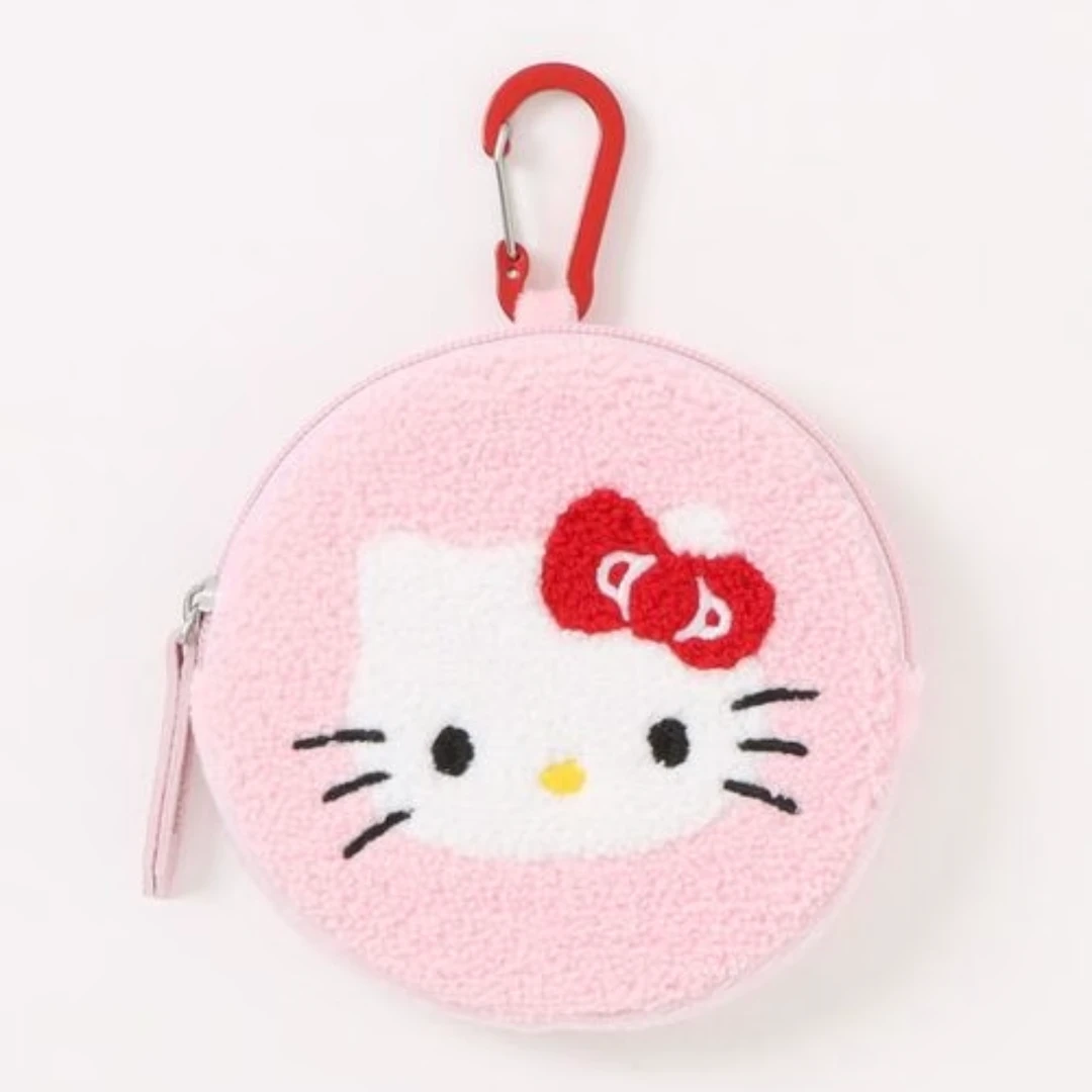 【大阪限定】Hello Kitty Kitty头 粉色 耳机 钥匙扣包