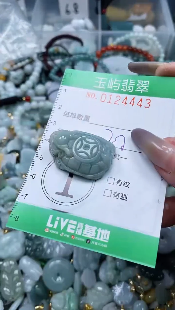 翡翠未镶嵌颈饰闪购0124443