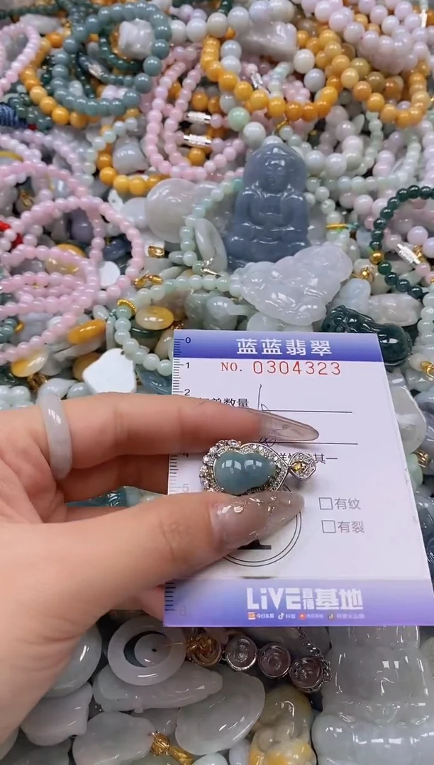 翡翠未镶嵌颈饰闪购0304323多样性发其一